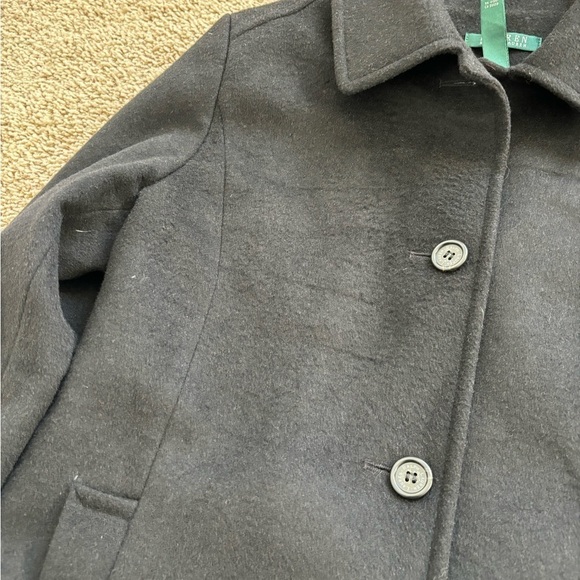 Lauren Ralph Lauren Wool Boxy Button Coat - Picture 8 of 12